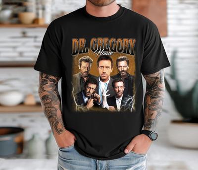 Camiseta Dr Gregory House Camisa Retro Dr Gregory House Merch Bootleg Regalo Para Unisex Y Regalos de Cumpleaños Unisex