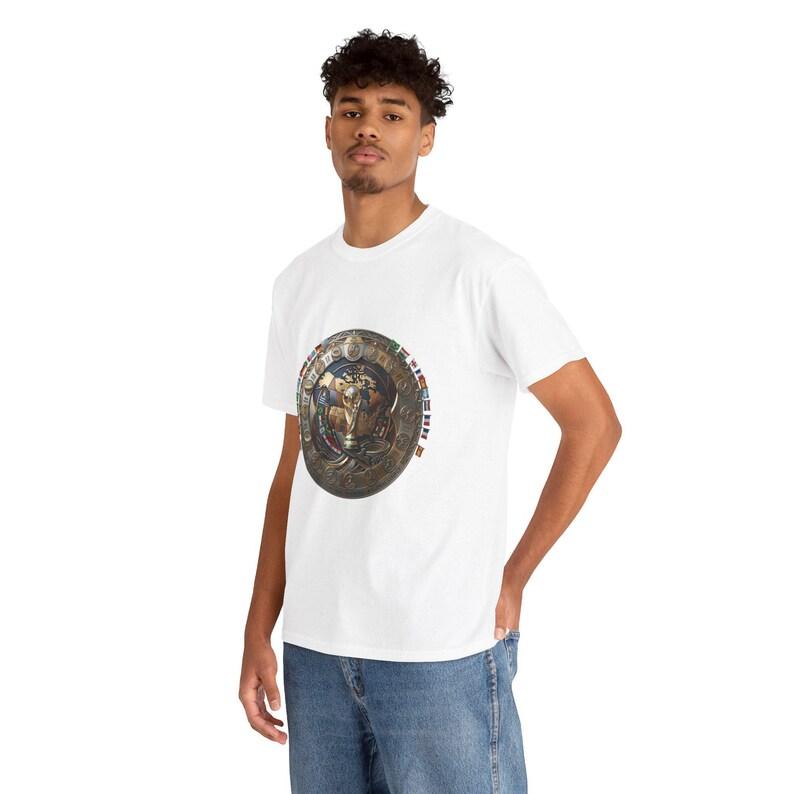 Vintage Zodiac Wheel Tee | Astrological Constellation Horoscope Shirt S