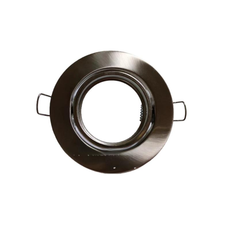 1 Set Round Fixture Downlight Led Holders Cutout For Bulb Holder Recessed Led Spot Light Mr16 Gu10 Led Downlights Frame