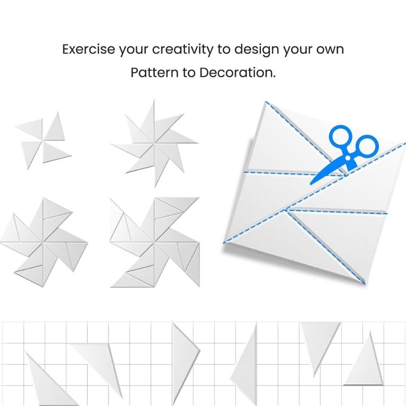 Pack of 12 Square Foam Panels Soundproof Wall Panels Acoustics Tiles Polyester Texture Perfect for Studios Bedroom Wall