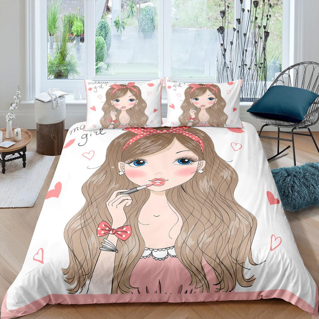 Luxury Duvet Cover and Pillowcase Digital Printing Star/moon/meteor Double Winter Quilt Cover Set Lantern Duvet Cover 1 Person