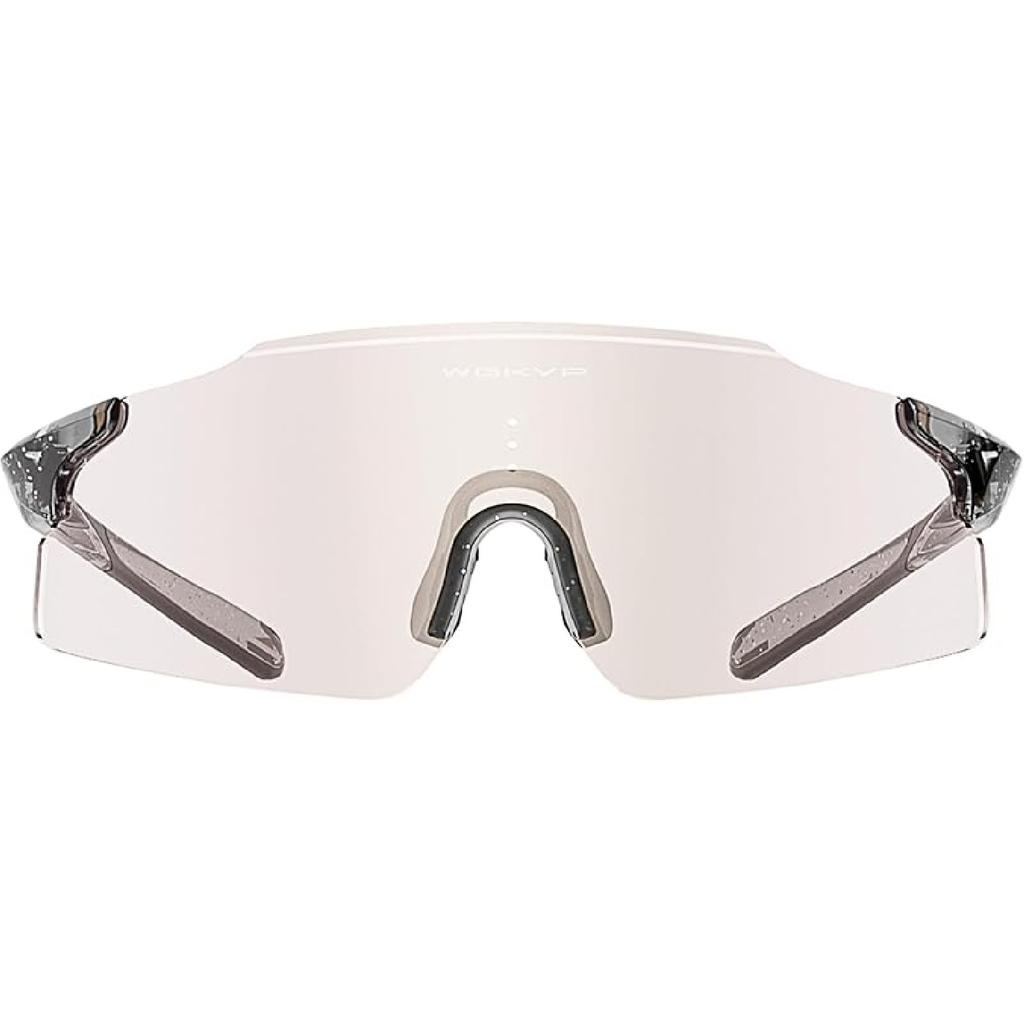 Photochromic Sunglasses, UV400 Protection, Sports Glasses For Men and Women Cycling Jogging Travel Goggles