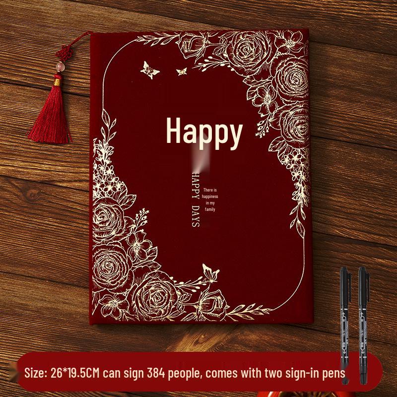 Книга записи свадебных подарков и регистрации: Список гостей и учет денег