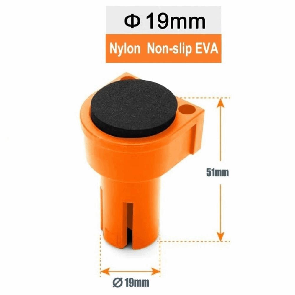 Clamp Set 19mm 20mm Workbench Peg Anti-Slip Practical Tool Bench Clamp EVA Rubber Precision Limit Block DIY