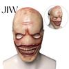 Erwachsenen-Latexmaske Halloween Lachender Clown für Männer, Gruselige gezahnte Kostümparty-Maske, Maskerade Horror Cosplay Spukhaus Gruselig