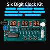 Red Display Digital Clock Module Electronic Kit C51 Electronic Clock DIY Kit DC 5-12V LED Digital Horologe Suite Timer Module