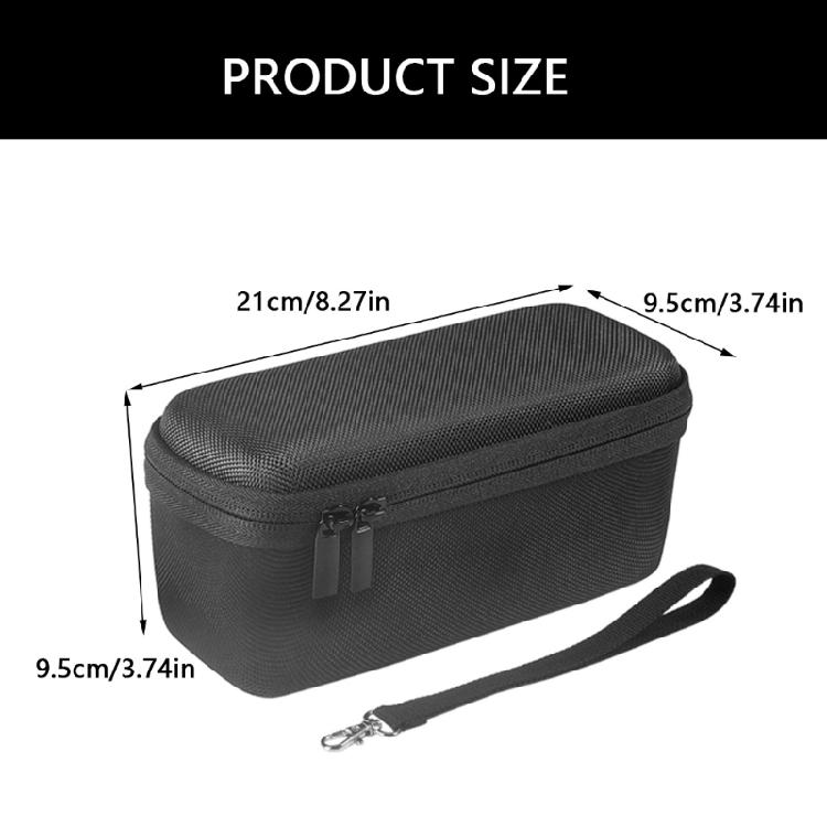 EVA Hard Case Storage Pouch Sleeve for 2 Wireless Portable Speaker Protective Cover