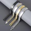 Korean Style Engravable Titanium Steel Men's Adjustable Bangle Bracelet