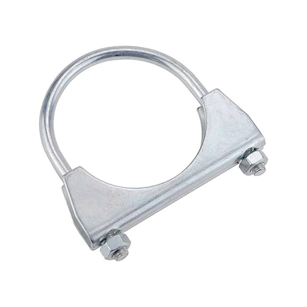 ESNET Universal Muffler, Fixing, Repair, U-Shaped Clamp, Metal Fittings, Plated, Steel, Exhaust, Muffler Band,