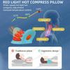 Sleep Pillow Cervical Traction Device Red Light Hot Compress Neck Shoulder Massage Cushion Relax Neck Muscles