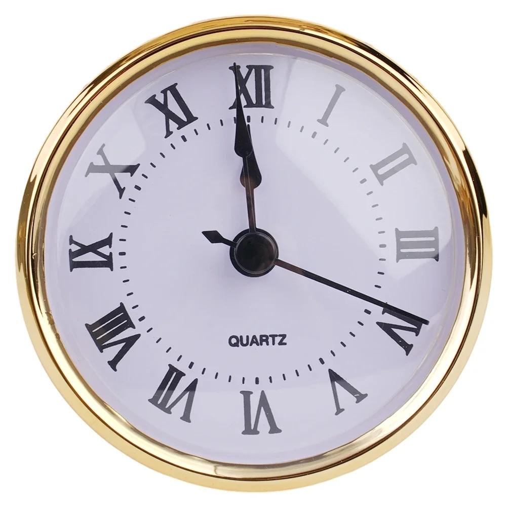 80MM Quartz Clock Inserts Classic Clock Craft Movement Mechanism Replacement Roman Arabic Numerals Art DIY Ornament Home Decor