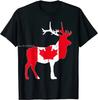 Moose Canada Elk Proud Canadian Citizen Flag Gift Cotton Tshirt Premium Oversized T-shirt New Unisex Tops Tees Men's Clothing...