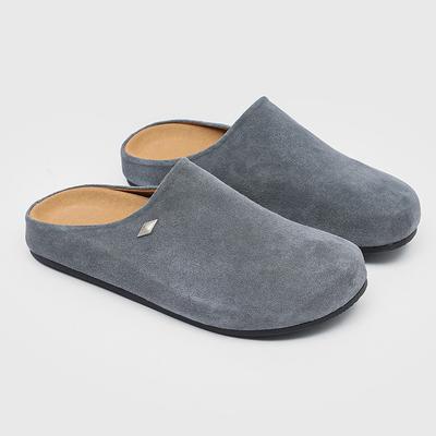 Lazy Pedal Summer New Half Bag Head Small from Trend Slippers Breathable Versatile Shoes 19987 gray-K