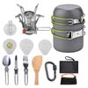 Camping Cookware Set - Portable Outdoor Cooking Utensils, Backpacker's Nesting Pots, Essential Outdoor Gear for Camping