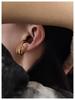 Japanese Minimalist Arc-Shaped Ear Cuff Earrings: Versatile, High-End and Stylish Stud Accessory.