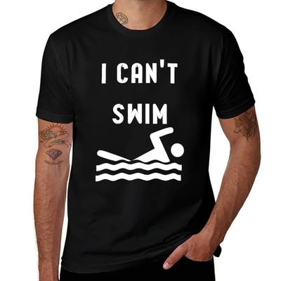 I Cant Swim Tshirt Basic Short Sleeve Tshirt For Unisex