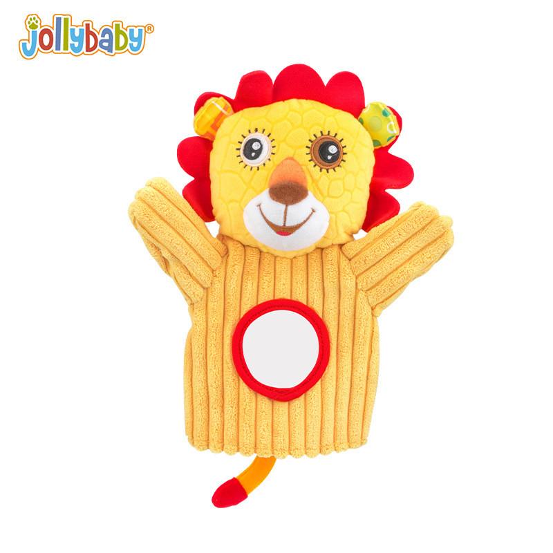 Baby Hand Puppet Plush Toy With Elephant Cat Design For Sensory And Parentchild Interaction