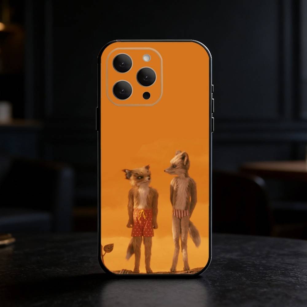 F-Fantastic Mr F-Fox Phone Case Silicone black Soft For IPhone 17,16,15,14,13,12,11,SE,Plus Pro Max