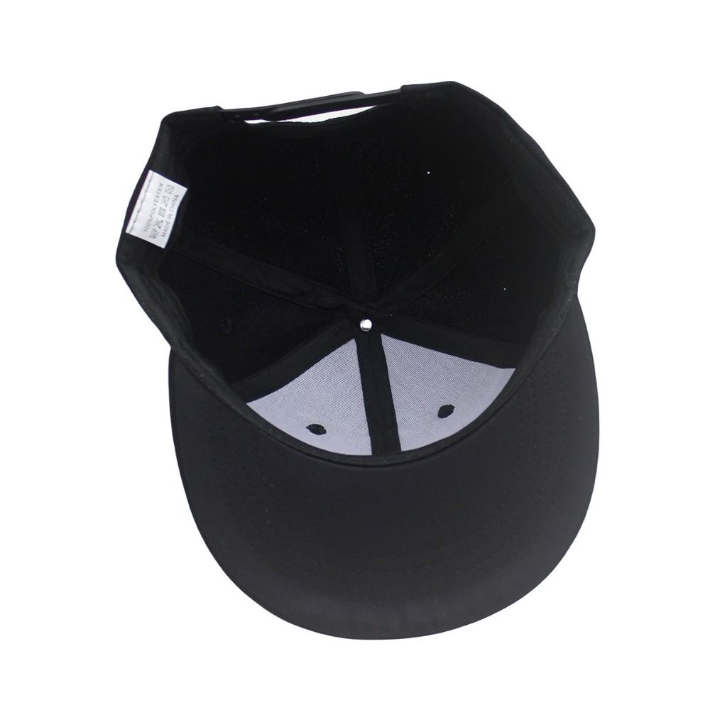 Flame Embroidery Baseball Caps Polyester Snapback Baseball Hat Unisex Punk Hat  Street Dance