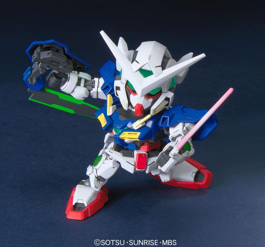 SD Gundam BB Senshi Mobile Suit Gundam 00 Gundam Exia Repair II Plastic Model (BB Senshi) Pre-colored