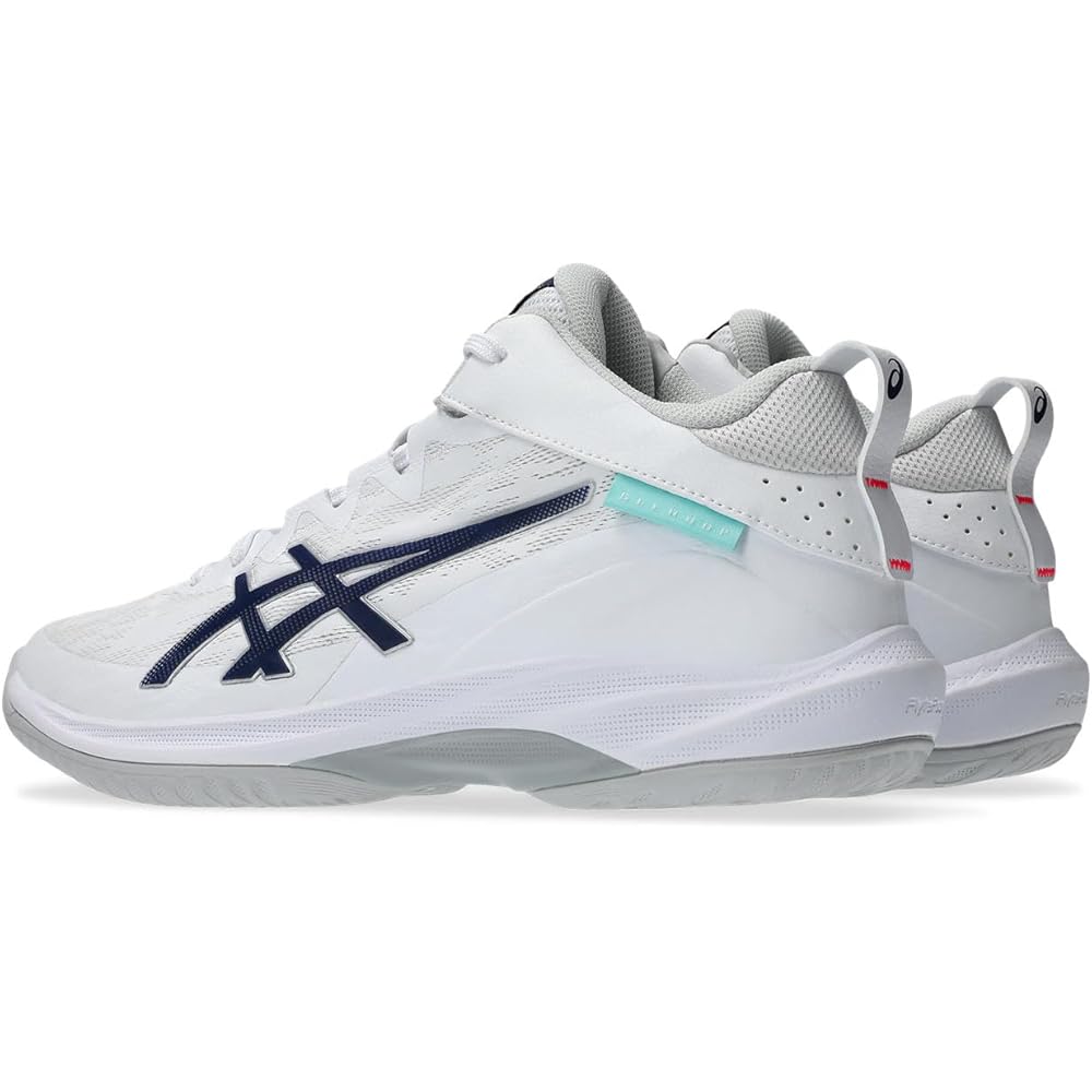 Asics GELHOOP V17 Unisex Basketball Shoes White Blue 25.5 cm 4E Width
