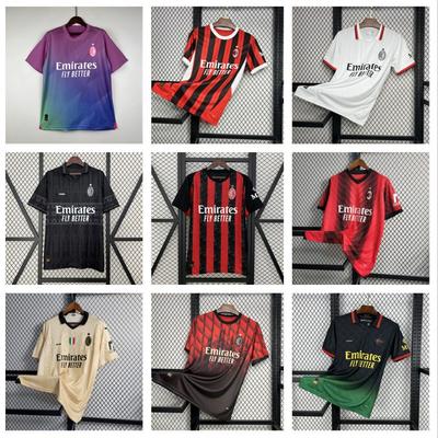 AC Milan 25/26 Thuis Uit Voetbalshirt Leao Editie Heren Voetbalshirt Training Fan Kleding