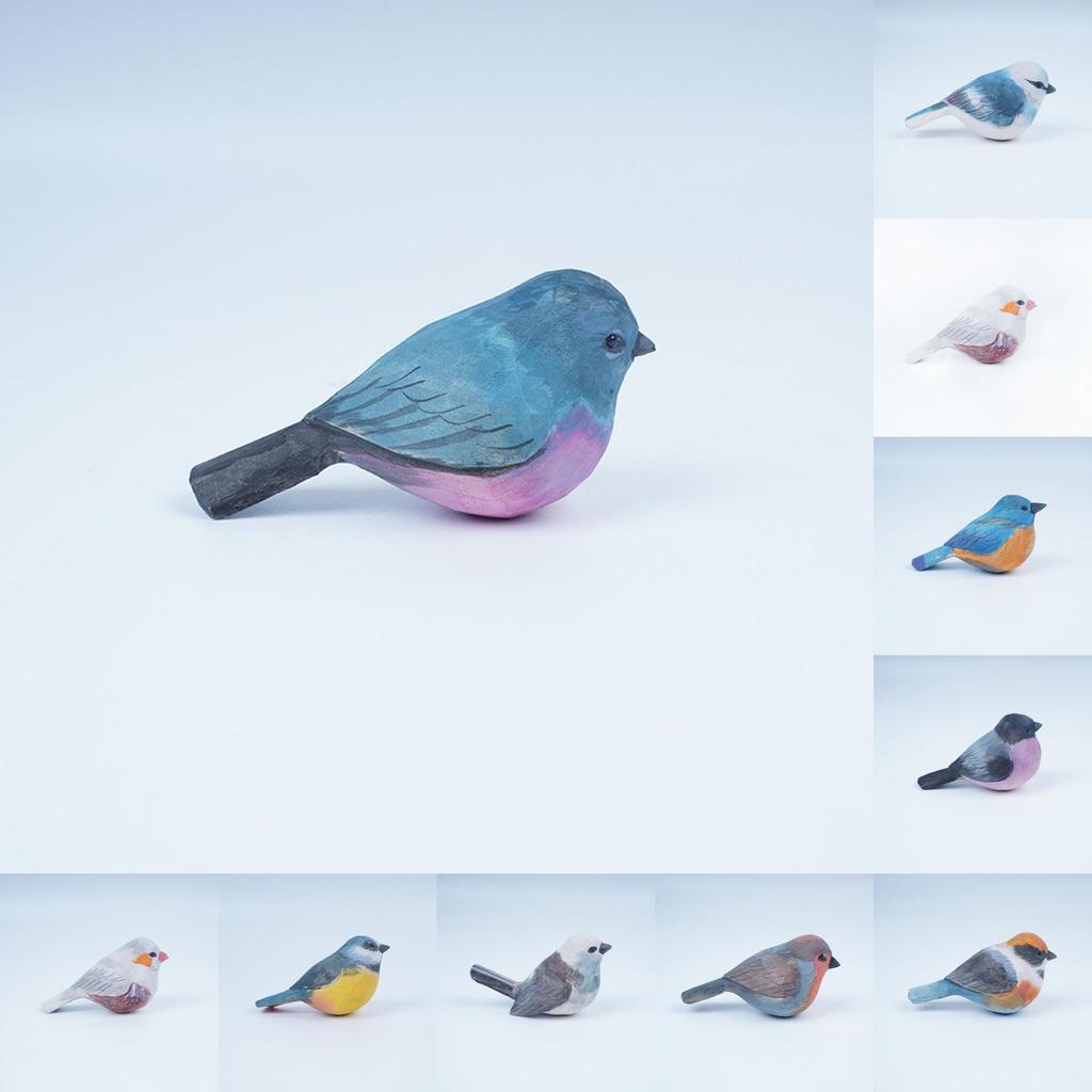 Holz Vogel Dekoration Mit Natürlicher Oberfläche Für Büro Und Zuhause Geschenkideen