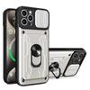 Case For iPhone 17 16 15 14 13 12 11 Pro Max XR XS Plus SE Slide Camera Card Slot Military Grade Ring 360 Magnetic Back Cover