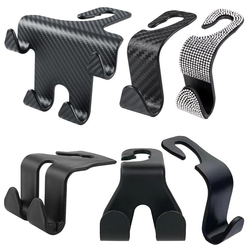 

6 шт. Многофункциональный крючок на подголовник автомобильного сиденья Универсальный органайзер на спинку автомобильного сиденья Кронштейн для сумки/одежды Аксессуары для интерьера автомобиля