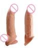 Měkký silikonový prodlužovač penisu Opakovaně použitelné kondomy Návlek na penis Návlek na penis Zvětšení dilda Mužský erekční prsten Sexuální hračky pro dospělé pro muže