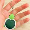 3D Printed Turtle Clicker Keychain Decompression Button Keyring Fidget Toy Home Office Worker Anxiety Stress Relief Desk Toy
