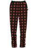 Relax Bottoms Room Wear Long Pants Cotton Smooth Material Plaid Pattern Clean Silhouette Pajamas HOX503 RE L [Wacoal & Sleep] 100% Women's