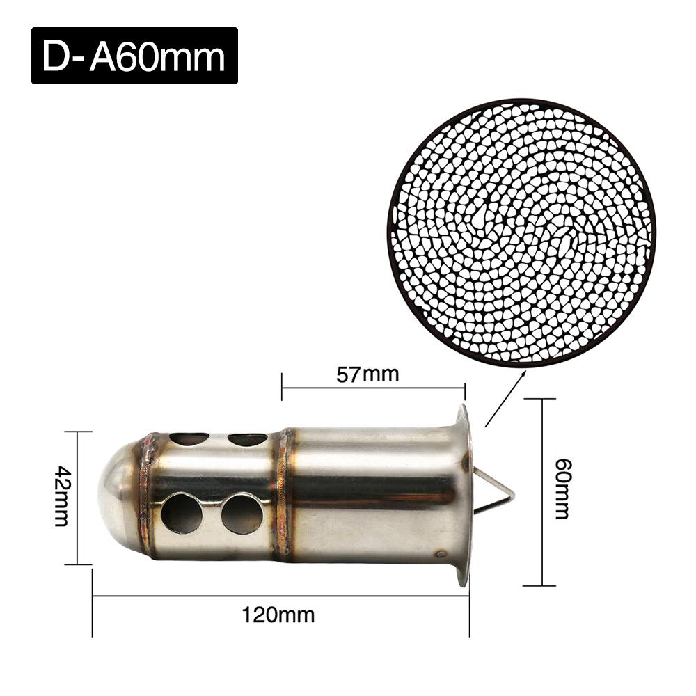 ZSDTRP Refit Motorcycle Exhaust Pipe Catalyst DB Killer Muffler Removable Escapes for AK SC AR GP Yoshimura