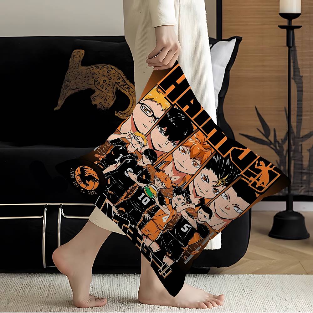 Haikyuu Japan Anime Pillowcase Toon Gift Cushion Cover Bedroom Home Sofa Chair Seat Decor Pillow Case
