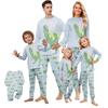 Print Cute Family Set Pajamas, Home Clothes, Family Set Long Sleeve Top Pants Set