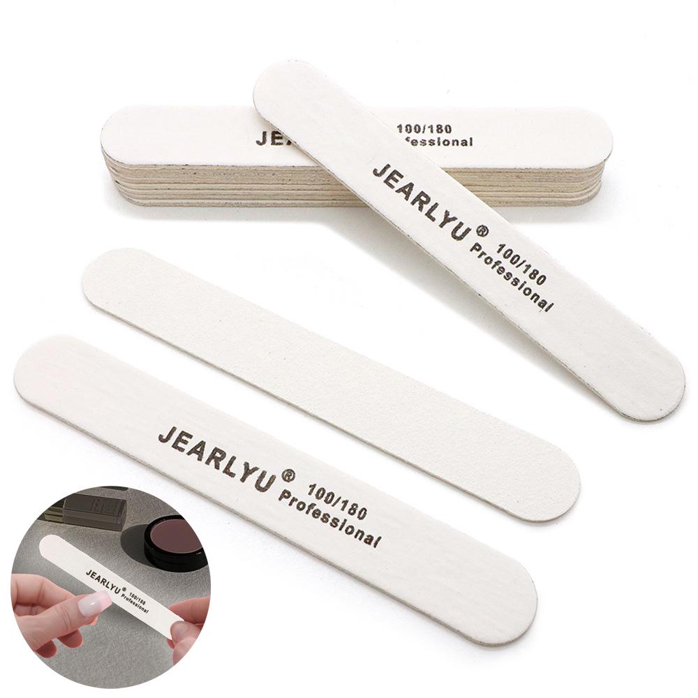 Oboustranný pilník na nehty Bílý písek pro hladké tvarování