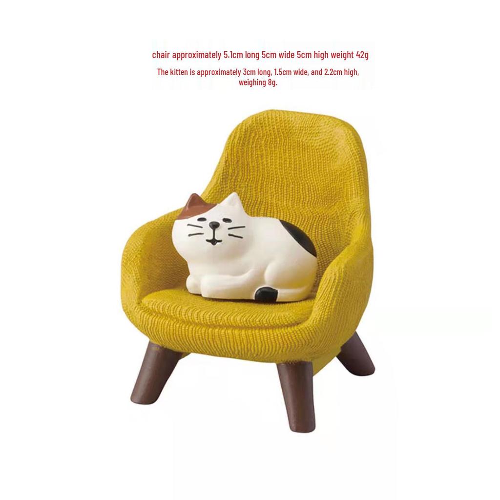 Handgefertigtes Miniatur-Holzfrosch-Schaukelstuhl-Ornament - DIY Dekorationszubehör