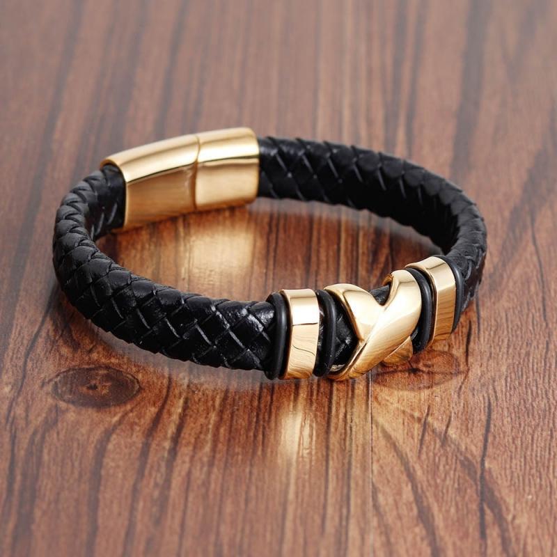 Hot Selling Creative Design Fashionable Mens Personality Simple Leather