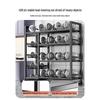 Multi-Layer Kitchen Storage Rack: Floor-Standing Vegetable, Pot, and Microwave Oven Organizer