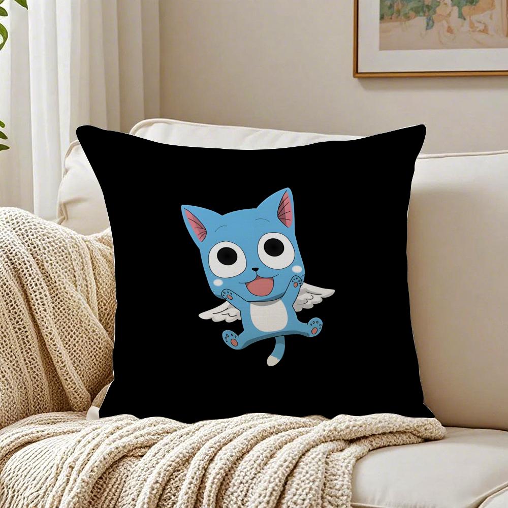 Anime Shonen FFairy TTail Kissenbezug Kissenhülle Milbenschutz Wohnzimmer Sofa Dekor Kissen Raum
