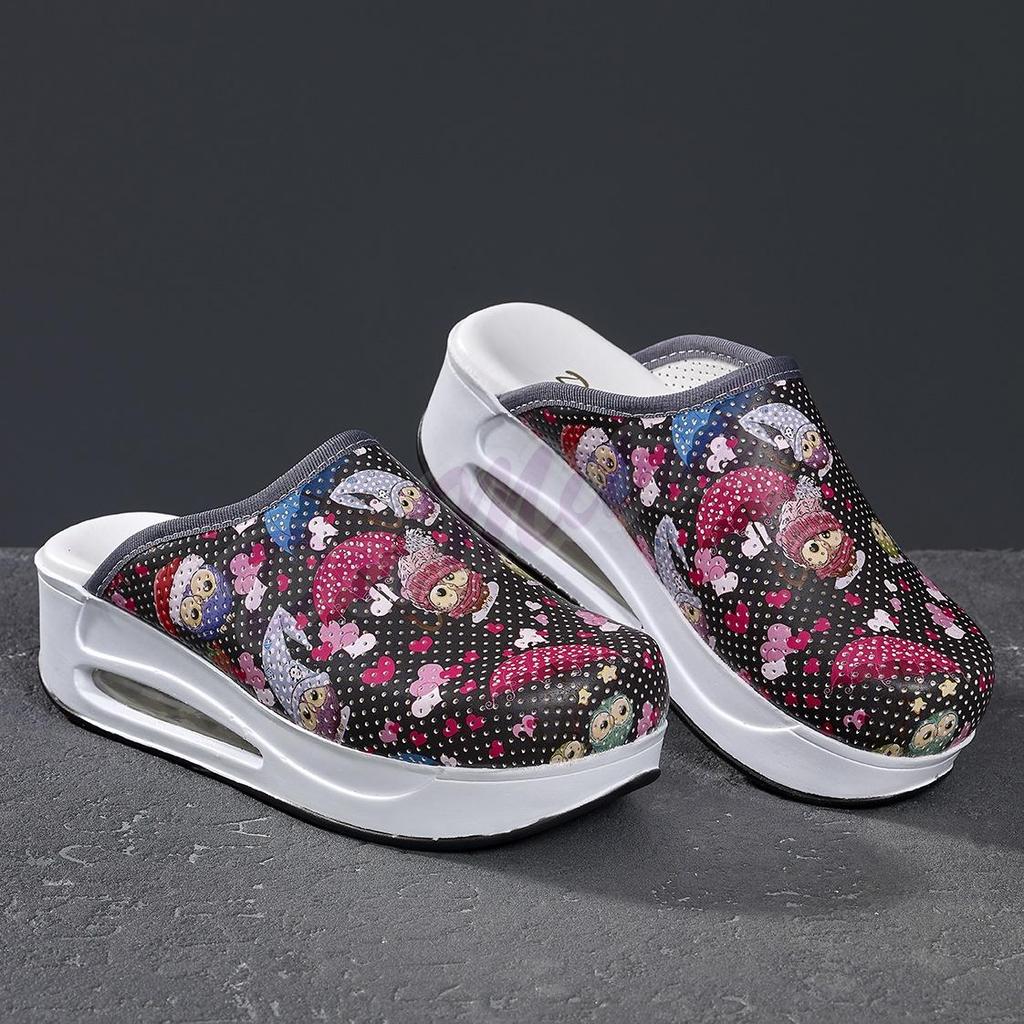 Ortopedické dámské zdravotní dřeváky - protiskluzové, pohodlné