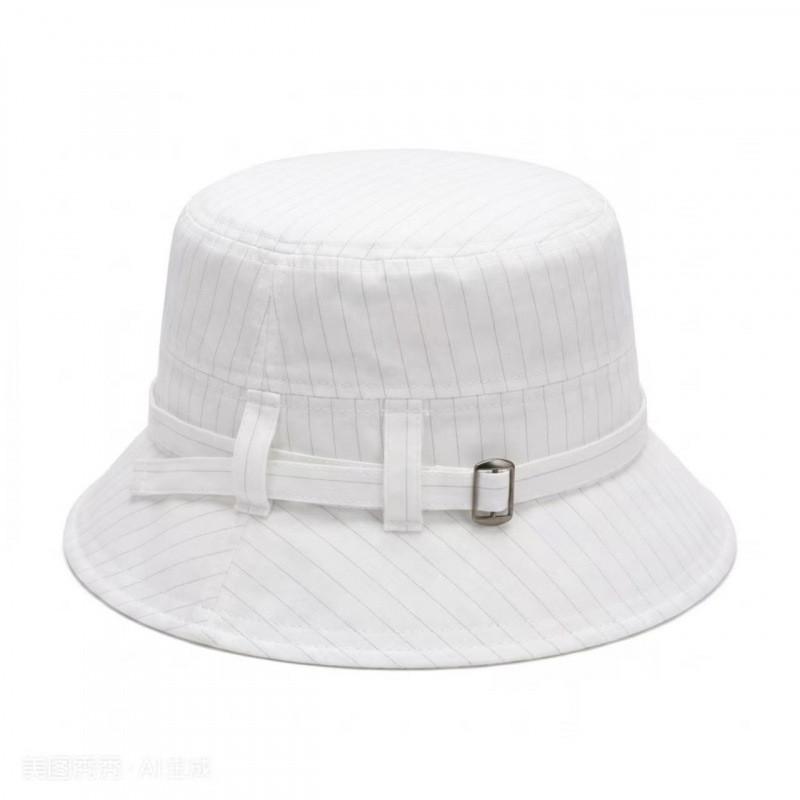 Summer Striped Fisherman Hat With Sun Protection And Foldable Design For Casual Outdoor Wear