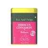 Tea And Twigs - Hibiscus Cinnamon Tea - 15 Tea Bags (30 Grams) | Herbal Teas | Natural Hibiscus Flower and Cinnamon| Caffeine Free | Wellness Tea