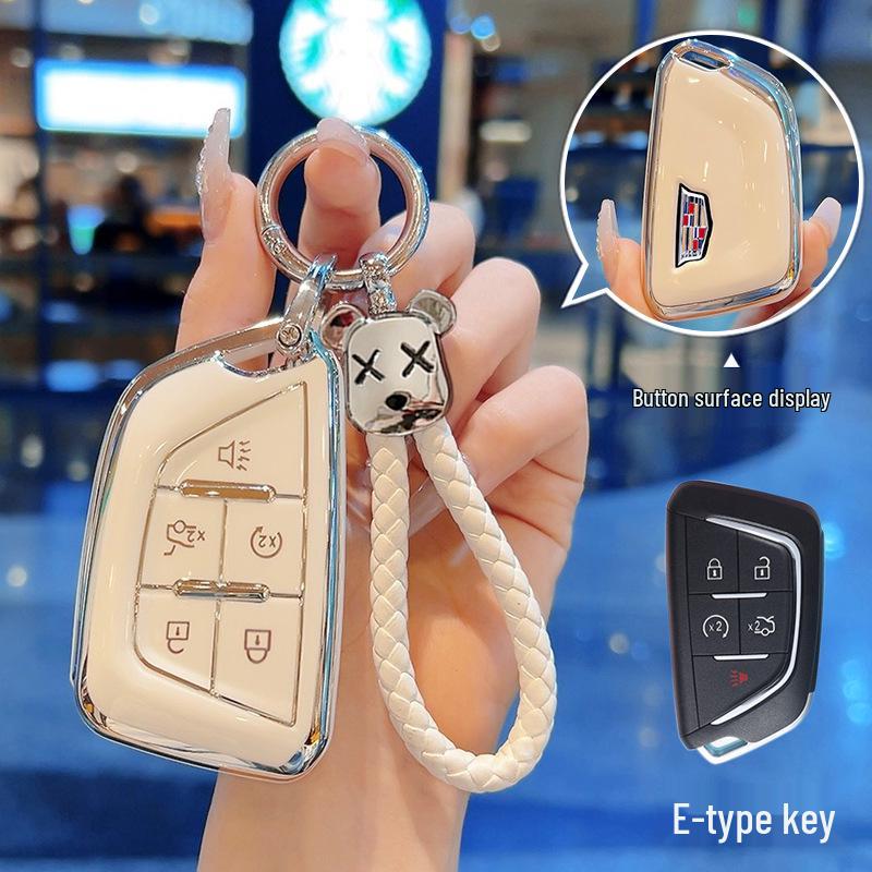 Cadillac Schlüsseletui für XT4, XT5, CT5, CT6, CT4, ATSL und GT4 - Speziell für Frauen entwickelt