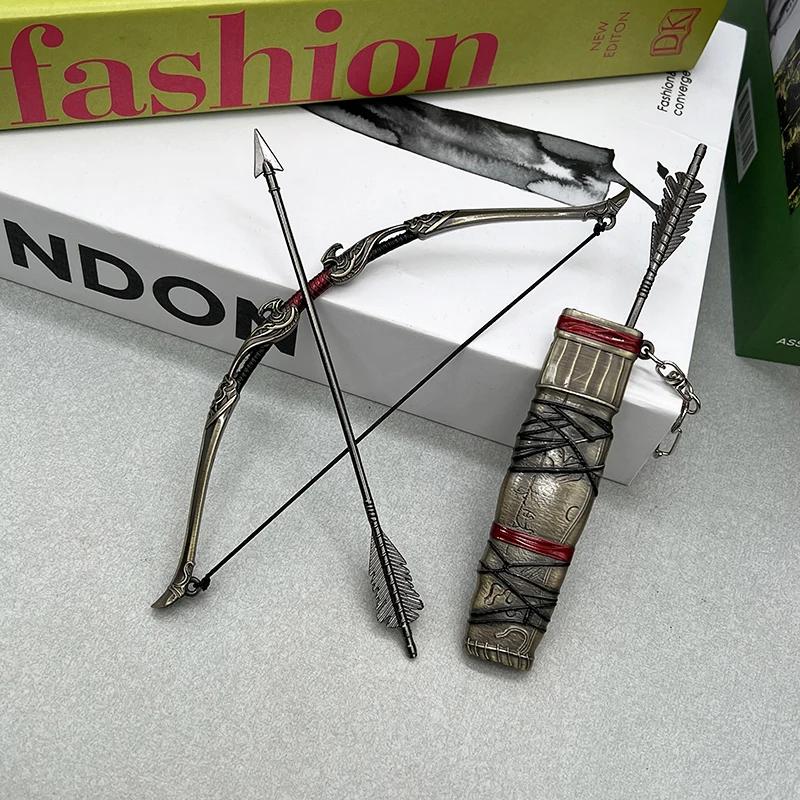 God of War Game Replica Metal WeaponsModel Set Kratos Action Figure Accessory Retro Collectible Desktop Decorations Toy Boy Gift