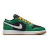 Air Jordan 1 Low SE GS Christmas Kids Sneakers Green Malachite Black DQ8421-300