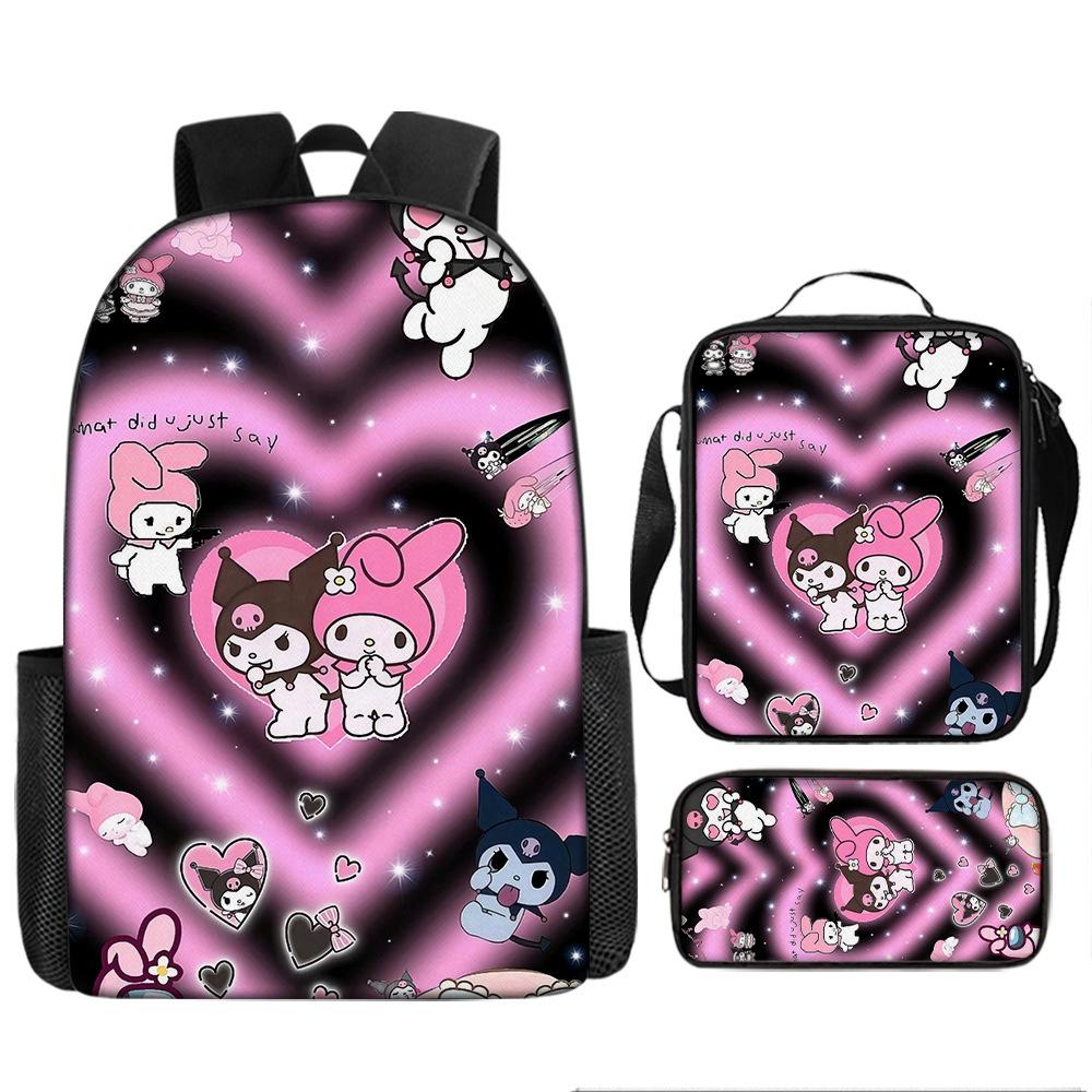 3D Animation Three-Piece Yugui Dog Cartoon Primary And Secondary School Students Schoolbag Children'S Backpack