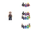 Marvel Superhero Spider-man Batman Children's Puzzle Building Blocks Toy