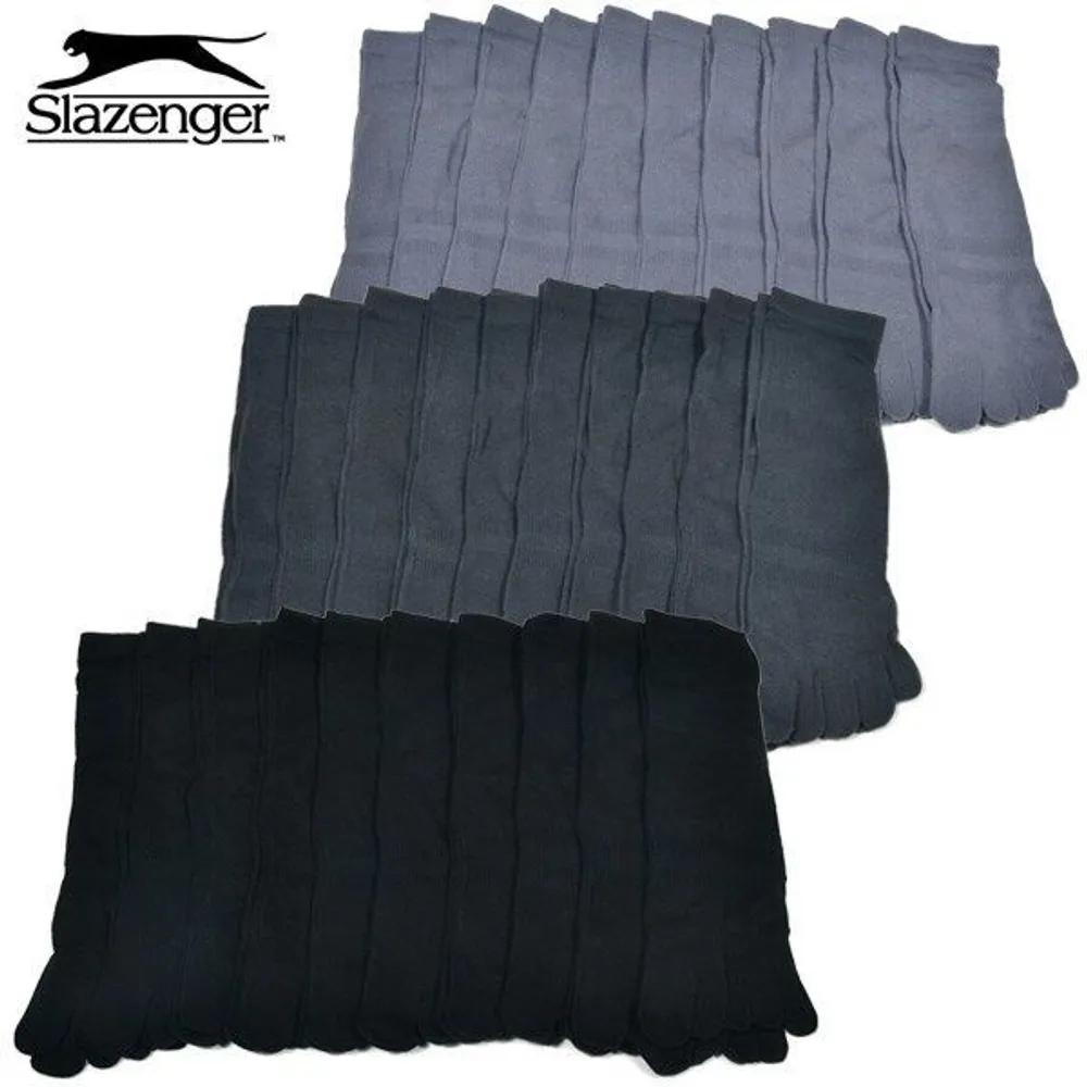 [Slazenger] Gentlemen s Plain Toe Long-Length Socks 10 pairs of light gray