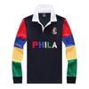 TrendHub Men's Polo Shirt USA Philadelphia Royal Short Casual Sport Party High-end Cotton Embroidery Luxury Contrast Color